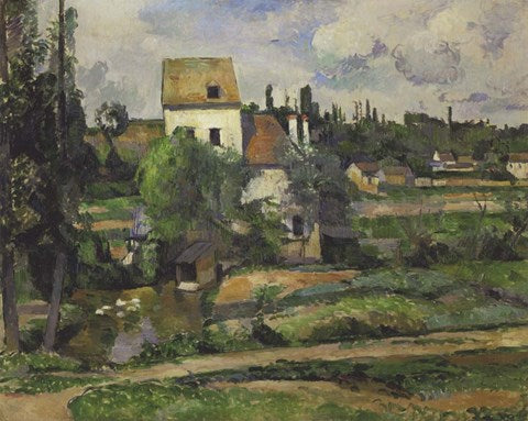Landscape in Auvers by Paul Cezanne