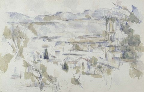La Cathedrale D'Aix by Paul Cezanne