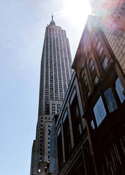 Empire State Building From Street by Rich Sbarro