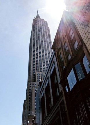 Empire State Building From Street by Rich Sbarro
