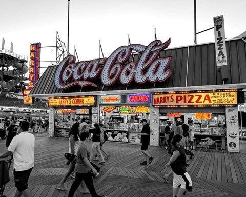 Coca Cola Sign - Boardwalk, Wildwood NJ by Rich Sbarro