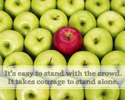 It's Easy to Stand With the Crowd by Color Me Happy