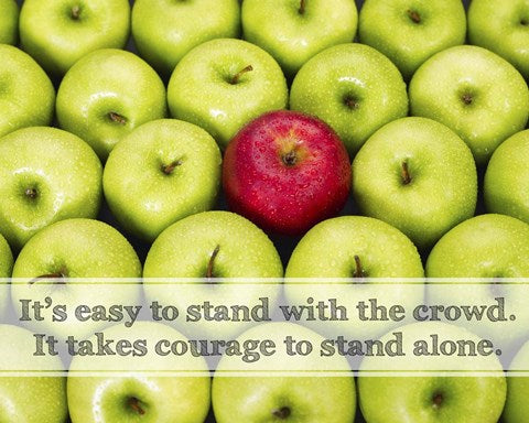 It's Easy to Stand With the Crowd by Color Me Happy