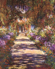 Jardin a Giverny by Claude Monet
