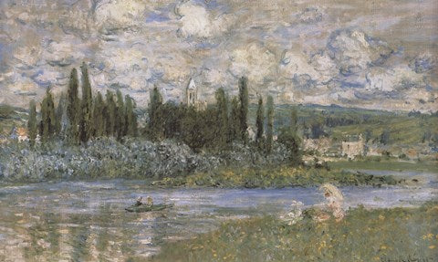 Vertheuil Sur Seine by Claude Monet