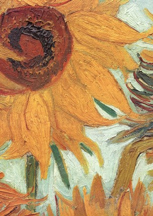 Vase with Twelve Sunflowers, .c1888 (detail) by Vincent Van Gogh