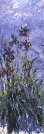 Irises by Claude Monet