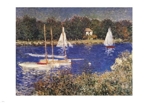 The Bassin at Argenteuil by Claude Monet