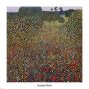 Field of Poppies, c.1907 by Gustav Klimt