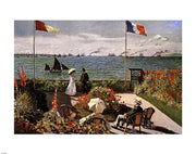 Balcony on the Sea by Claude Monet