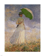 Woman with Sunshade by Claude Monet