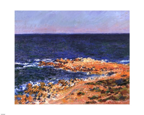 La Grande Bleue at Antibes by Claude Monet