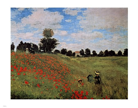 Corn Poppies by Claude Monet