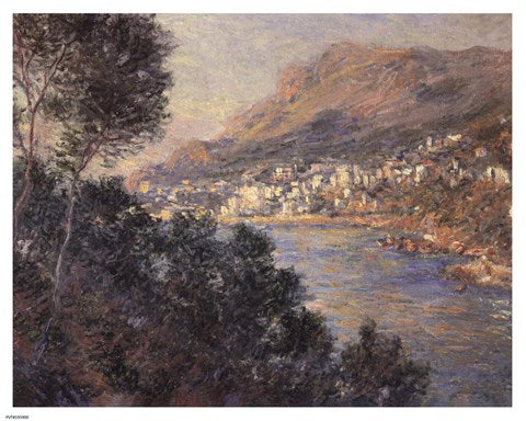 Monte Carlo Vue De Cap Martin by Claude Monet