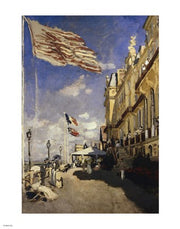 Hotel des Roches Noires, Trouville, c.1870 by Claude Monet
