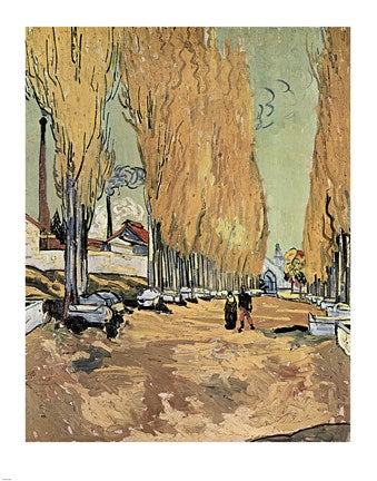 Les Alyscamps by Vincent Van Gogh