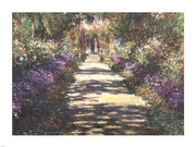 Garden at Giverny by Claude Monet