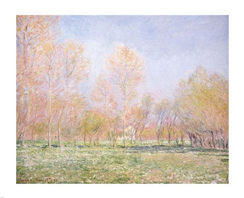 Spring in Giverny by Claude Monet