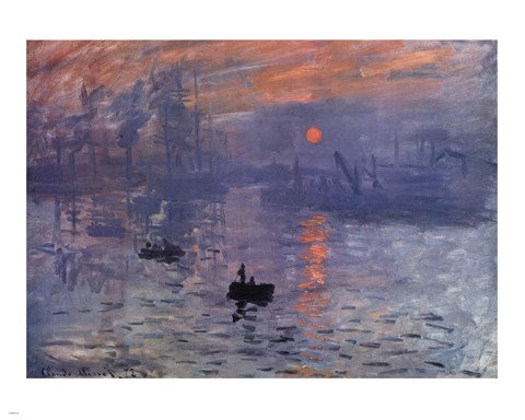 Impression, Sunrise, c.1872 (blue) by Claude Monet