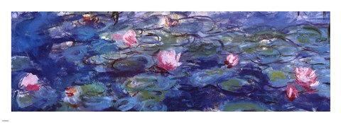 Water Lilies (blue and purple) by Claude Monet