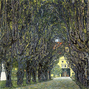 Avenue of Trees in the Park at Schloss Kammer, c.1912 by Gustav Klimt