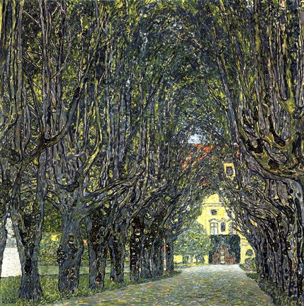 Avenue of Trees in the Park at Schloss Kammer, c.1912 by Gustav Klimt