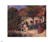 Garden Scene in Brittany, c. 1886 by Pierre-Auguste Renoir