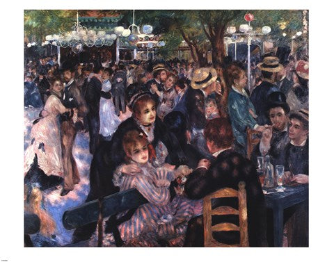 Le Moulin de la Galette a Montmartre by Pierre-Auguste Renoir