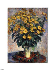 Jerusalem Artichoke Flowers, 1880 by Claude Monet