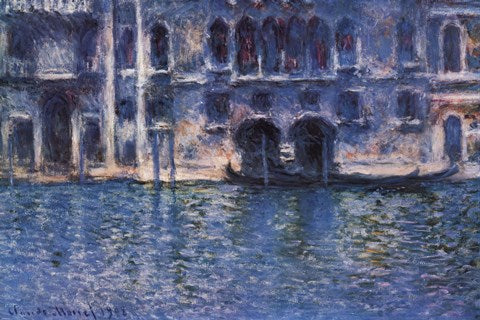 Venice Palazza Da Mula by Claude Monet