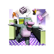 Kitchen Hippo by Cheryl Valentino
