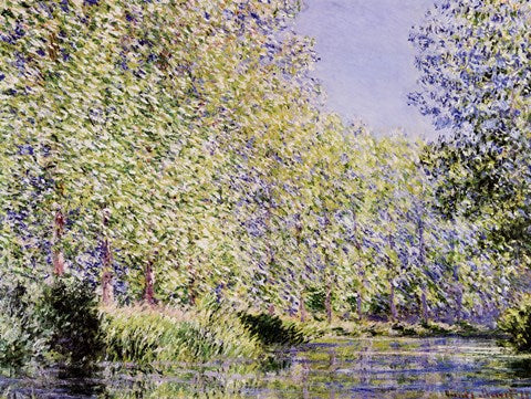 The Epte River near Giverny by Claude Monet