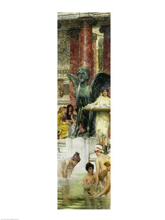 In the Roman Baths, or Roman Women In The Bath, 1876 by Sir Lawrence Alma-Tadema