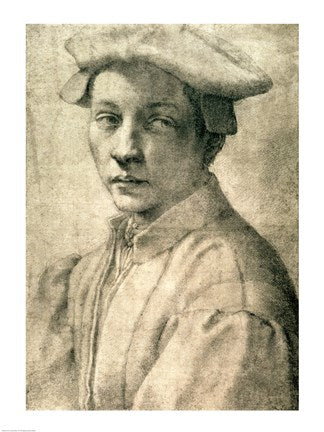 Portrait of Andrea Quaratesi, c.1532 by Michelangelo Buonarroti