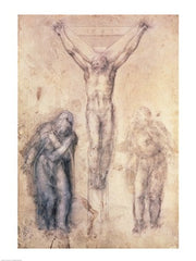 Inv.1895-9-15-509 Recto W.81 Study for a Crucifixion by Michelangelo Buonarroti