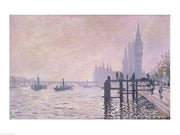 The Thames below Westminster, 1871 by Claude Monet