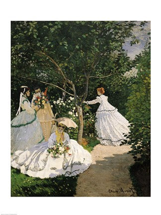 Women in the Garden, 1867 by Claude Monet