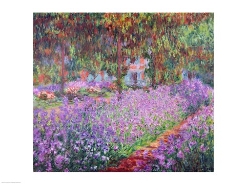 The Artist's Garden at Giverny, 1900 by Claude Monet