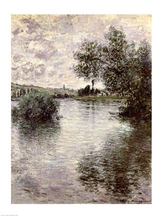 The Seine at Vetheuil, 1879 by Claude Monet
