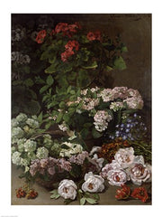 Spring Flowers, 1864 by Claude Monet