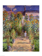 The Artist's Garden at Vetheuil, 1880 by Claude Monet