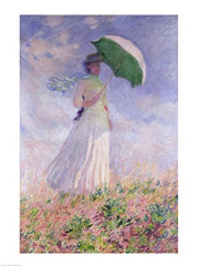Woman with a Parasol turned to the Right, 1886 by Claude Monet