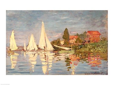 Regatta at Argenteuil, c.1872 by Claude Monet