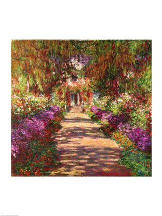 A Pathway in Monet's Garden, Giverny, 1902 by Claude Monet