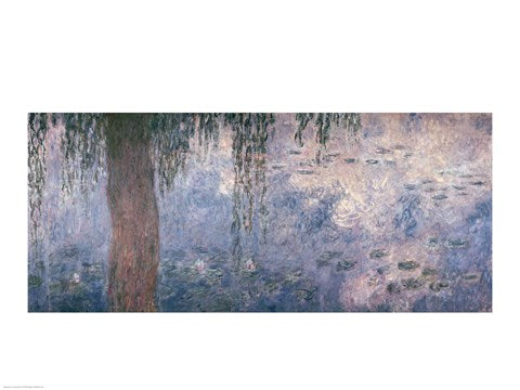 Waterlilies: Morning with Weeping Willows, 1914-18 (right section) by Claude Monet