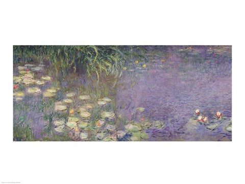 Waterlilies: Morning, 1914-18 (left section) by Claude Monet