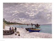 The Beach at Sainte-Adresse, 1867 by Claude Monet