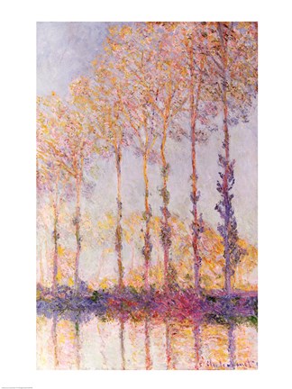Poplars on the Banks of the Epte, 1891 by Claude Monet