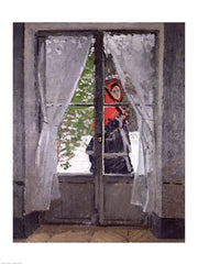 The Red Cape (Madame Monet) c.1870 by Claude Monet