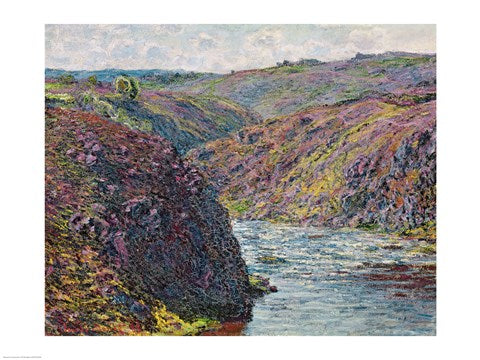Ravines of the Creuse at the End of the Day, 1889 by Claude Monet